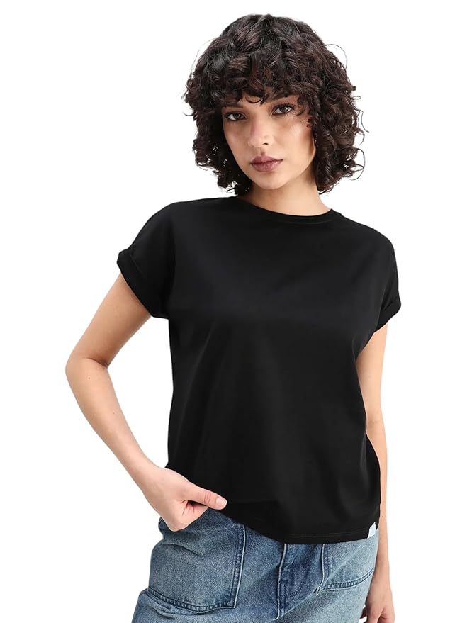 RAREISM Relaxed FIT Plain T-Shirt